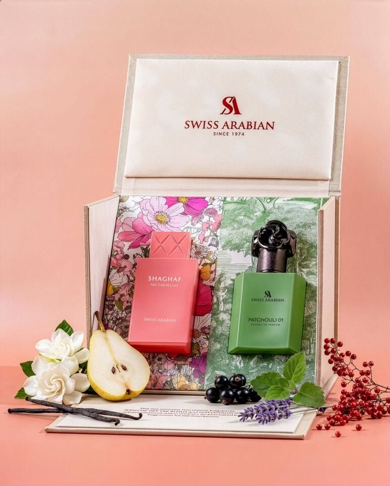 Swiss Arabian Patchouli 50 Ml Extrait + Nectare Blush 75ML EDP SET